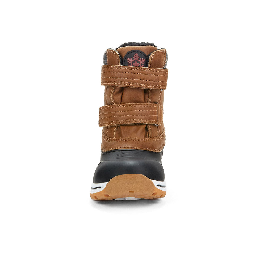 Yellow Shoes | Toddler-Winter Boots-Boys-Nylon | Chill Up | 108112-30-chillup-2-Chill Up-Toddler Kids Winter Boots-Riverstone-Yellow Shoes