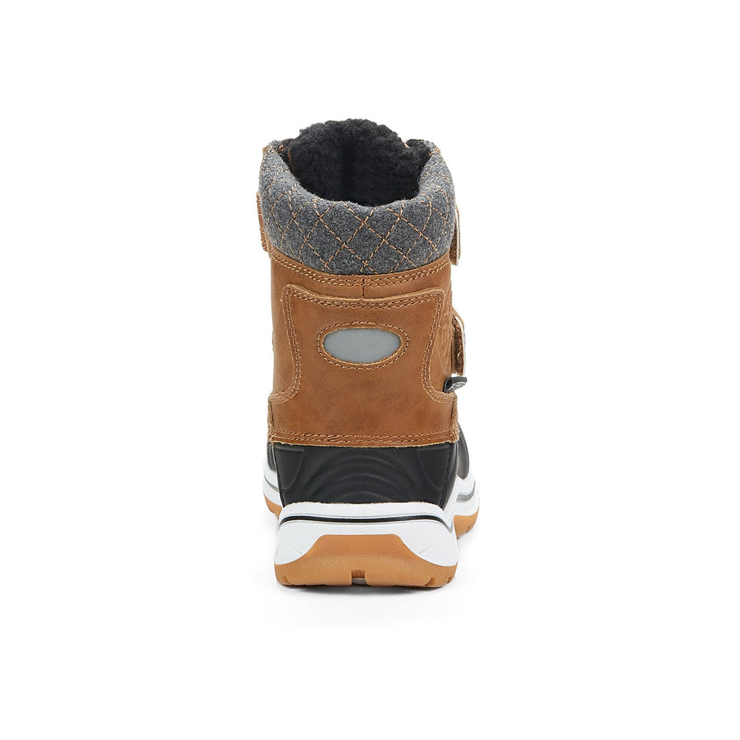 Yellow Shoes | Toddler-Winter Boots-Boys-Nylon | Chill Up | 108112-30-chillup-4-Chill Up-Toddler Kids Winter Boots-Riverstone-Yellow Shoes
