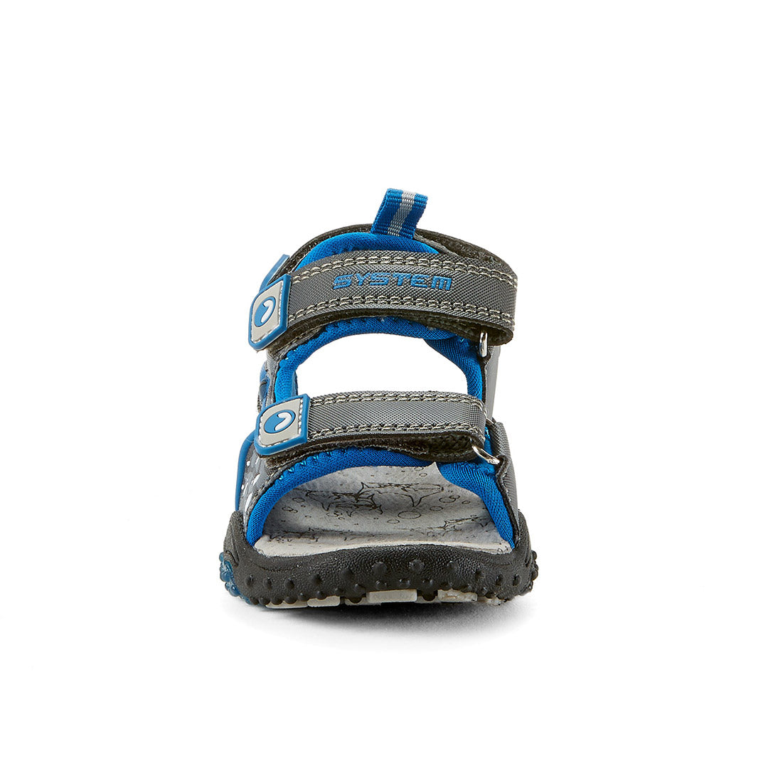 Yellow Shoes | Toddler Kids Sandals | Blue Shark | 109041-05-blueshark-04-Blue Shark-Toddler Kids Sandals-System-Yellow Shoes