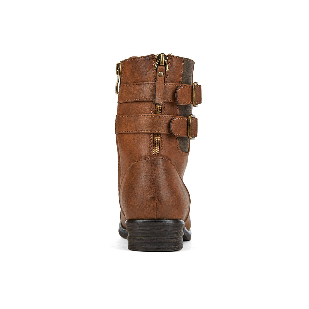 Yellow Shoes | Youth-Light Boots-Girls-Girls | Chestnut Yth | 109669-31-chestnutJR-05_d07dd753-b5c7-4697-b5b3-e8e6dd4bdb1f-Chestnut Yth-Toddler Kids Fashion Light Boots-Miss Chelsee-Yellow Shoes