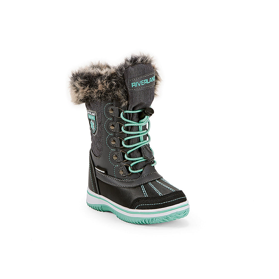 Yellow Shoes | Toddler-Winter Boots-Girls-Laced | Snowclass Tdlr | 109882-05-snowclasstdlr-2-Snowclass Tdlr-Toddler Kids Winter Boots-Riverland-Yellow Shoes