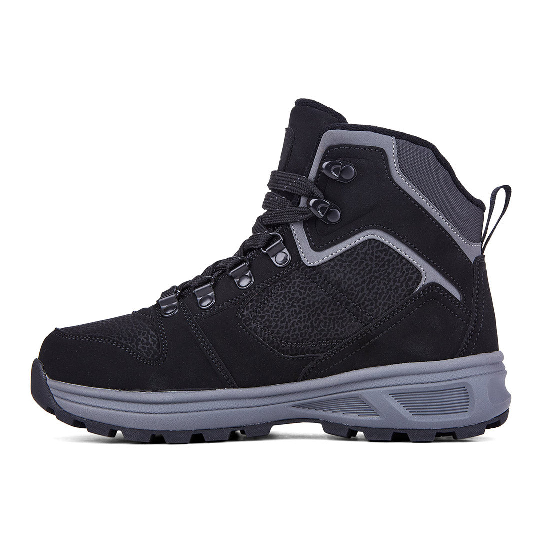 Yellow Shoes | Boys-Winter Boots-Casual-Casual | Damon | 109909-01-damon-02-Damon-Junior Kids Winter Boots-Konkrete-Yellow Shoes
