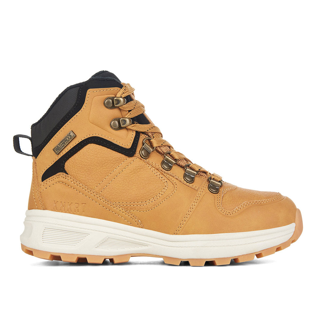 Yellow Shoes | Boys-Winter Boots-Casual-Casual | Damon | 109909-66-damon-01-1912400062-Damon-Junior Kids Winter Boots-Konkrete-Yellow Shoes