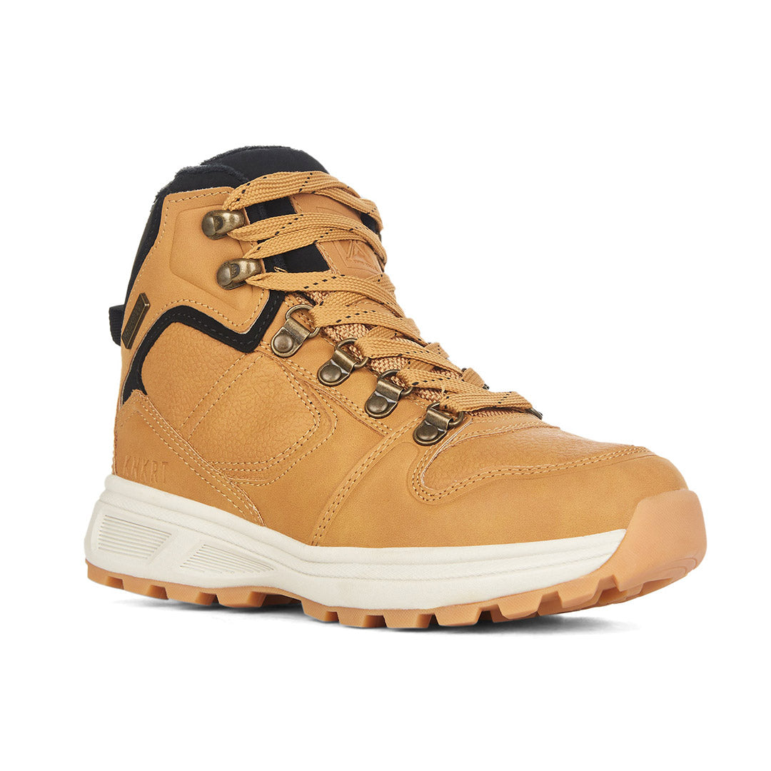 Yellow Shoes | Boys-Winter Boots-Casual-Casual | Damon | 109909-66-damon-03-Damon-Junior Kids Winter Boots-Konkrete-Yellow Shoes