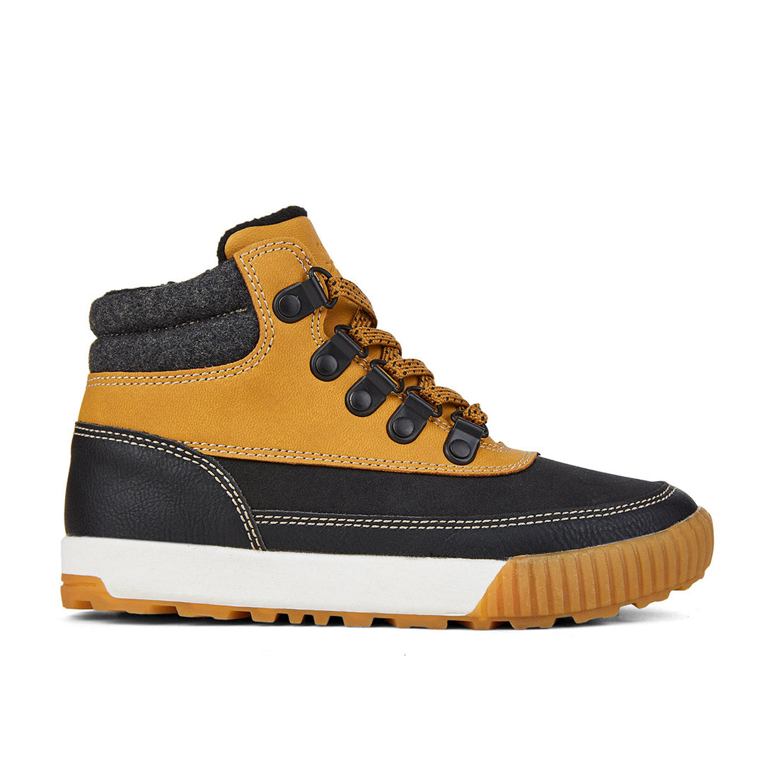 Yellow Shoes | Boys-Light Boots-Casual-Laced | Dripper | 109915-66-dripper-01-1914200044-Dripper-Junior Kids Fashion Light Boots-Konkrete-Yellow Shoes