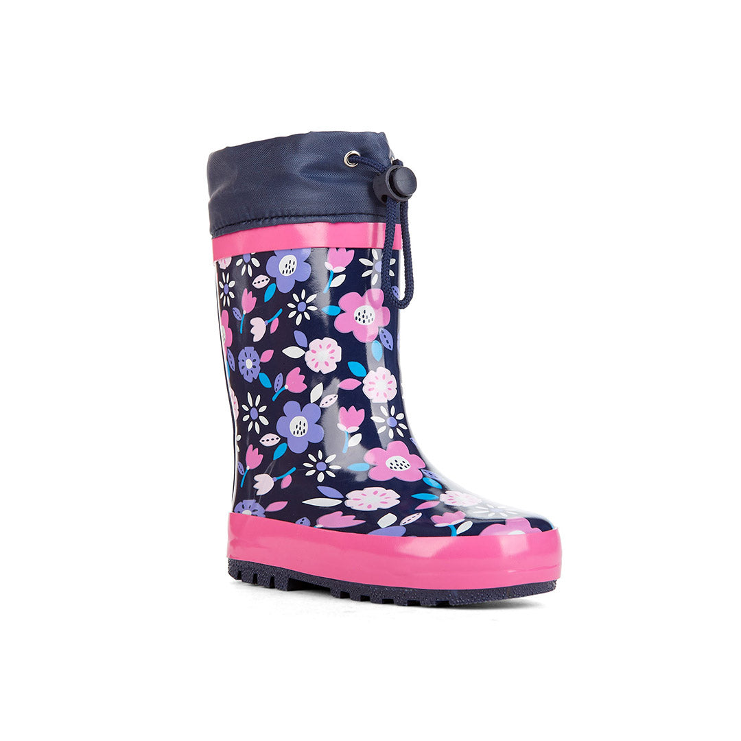 Yellow Shoes | Toddler-Rainwear-Girls-Lined Boot | Delphine | 110821-43-delphine-03-Delphine-Toddler Kids Rain Boots and Rainwear-Miss Chelsee-Yellow Shoes