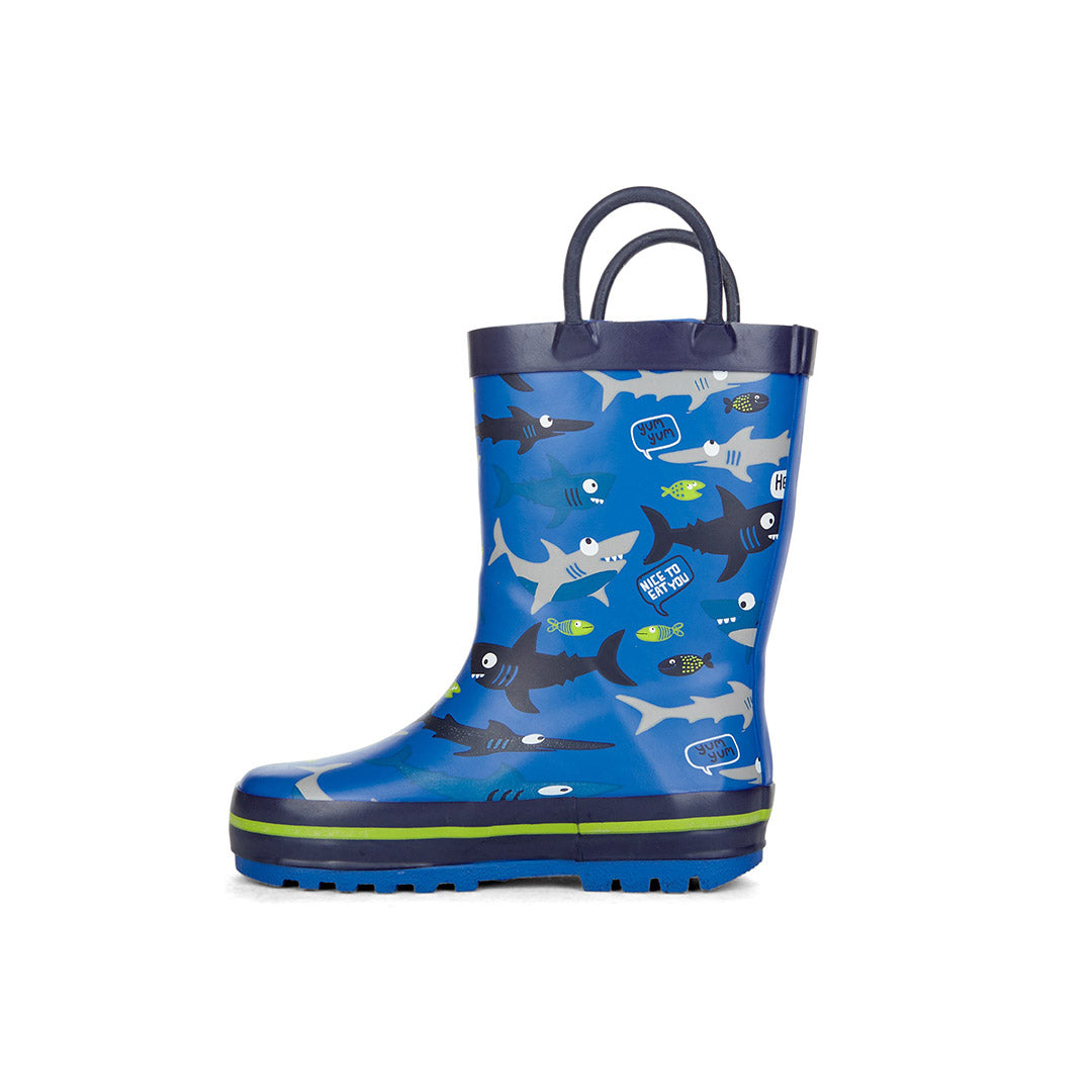 Yellow Shoes | Toddler Kids Rain Boots and Rainwear | Nice Shark | 110855-40-niceshark-02-Nice Shark-Toddler Kids Rain Boots and Rainwear-Riverstone-Yellow Shoes