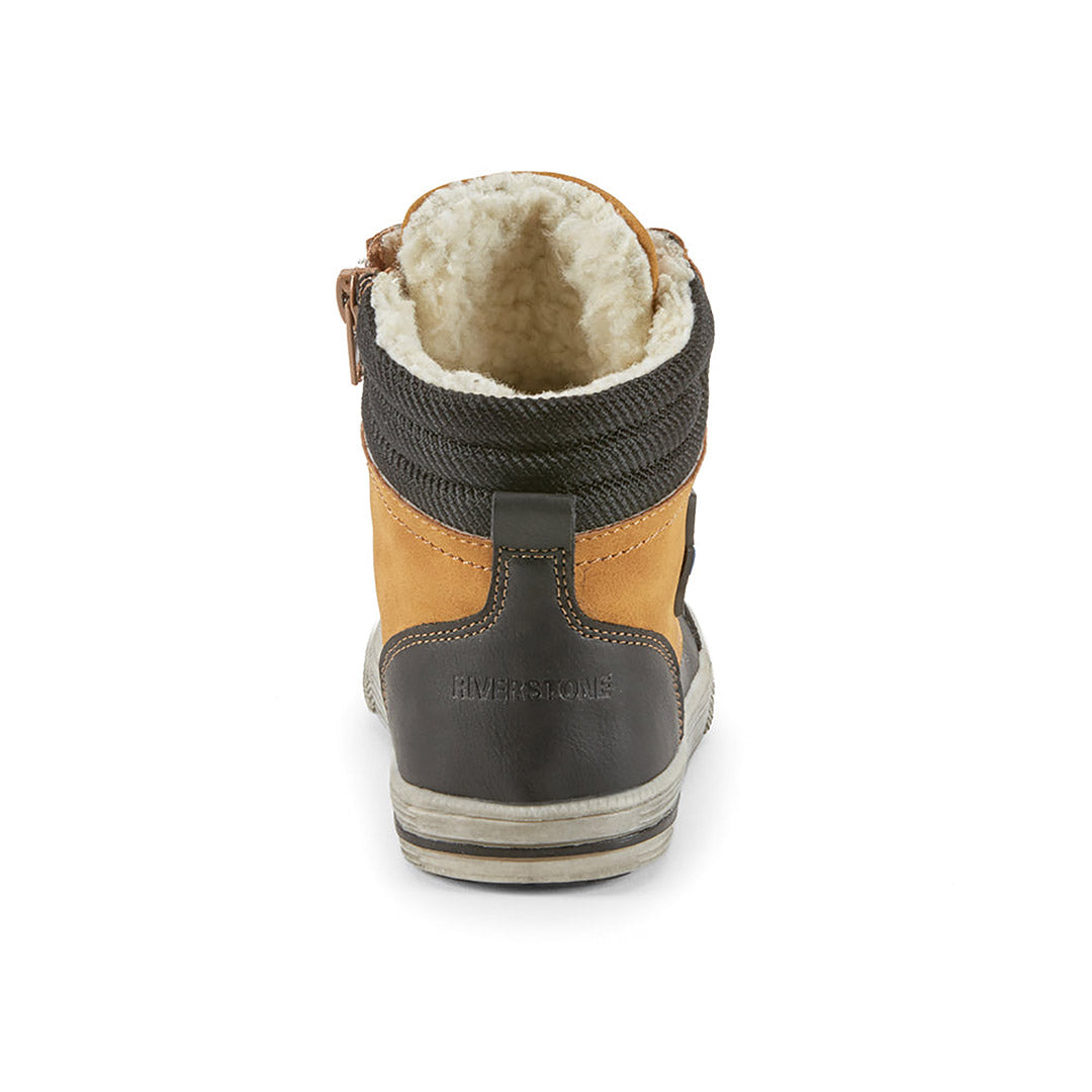 Yellow Shoes | Toddler-Bootie-Boys-Casual | Escape | 111733-66-escape-4-Escape-Toddler Kids Fashion Light Boots-Riverstone-Yellow Shoes
