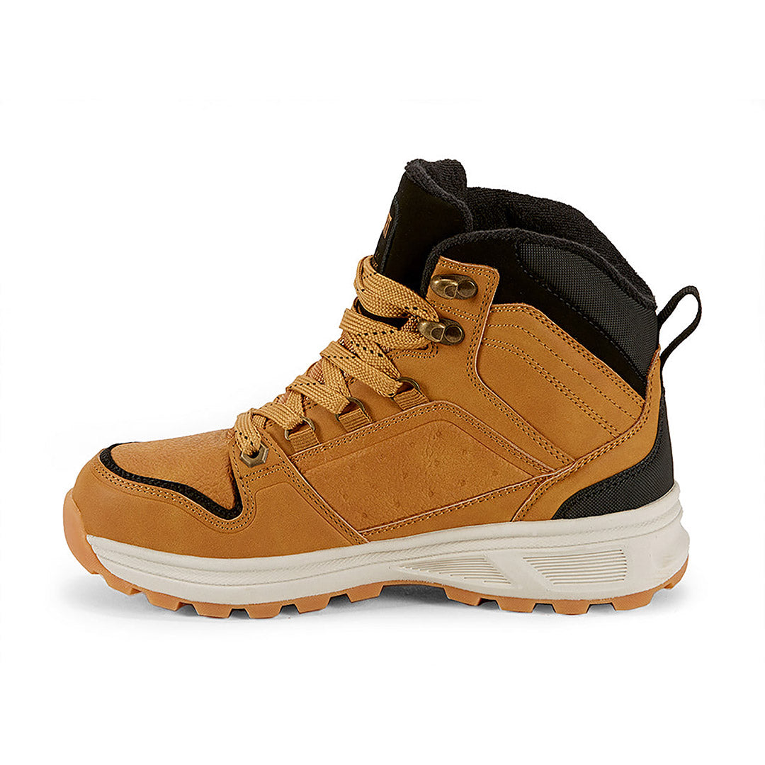 Yellow Shoes | Boys-Winter Boots-Athletic-High | Redwood | 111762-66-redwood-3_a18ed870-534d-4691-828a-83a6bf8a1b9c-Redwood-Junior Kids Winter Boots-Konkrete-Yellow Shoes
