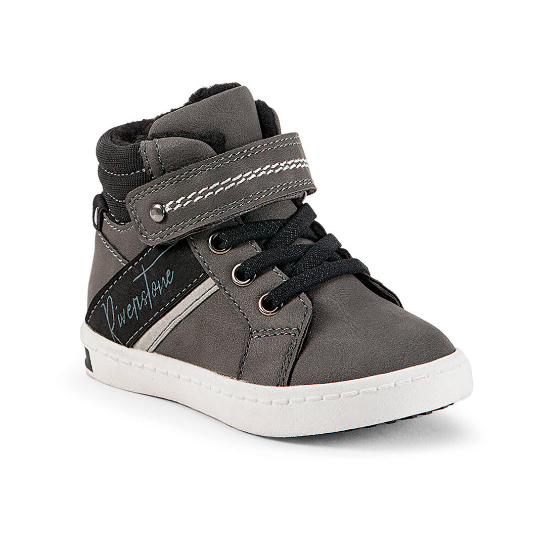 Yellow Shoes | Baby-Bootie-Boys-Lined | Rubben | 111896-05-rubben-2-Rubben-Baby Booties-Riverstone-Yellow Shoes