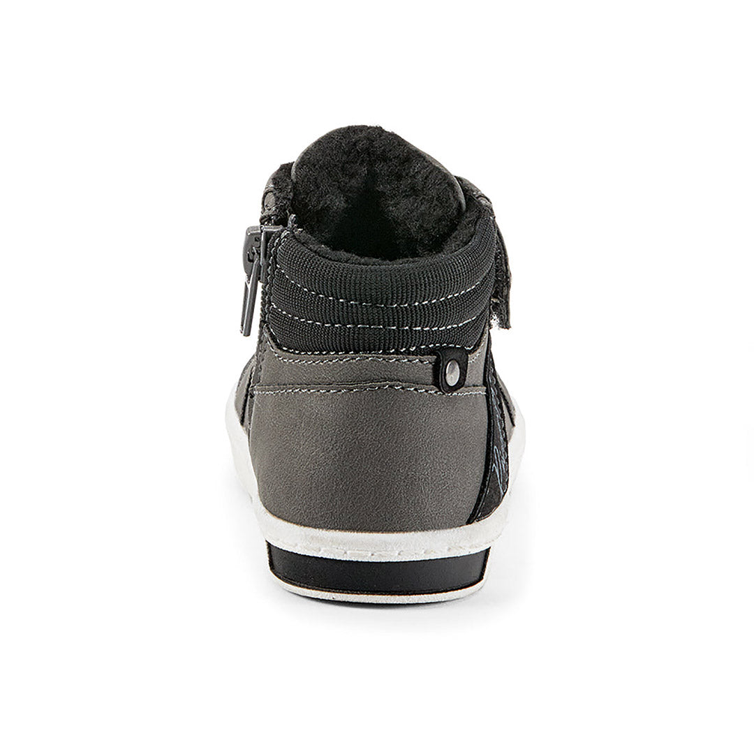 Yellow Shoes | Baby-Bootie-Boys-Lined | Rubben | 111896-05-rubben-4-Rubben-Baby Booties-Riverstone-Yellow Shoes
