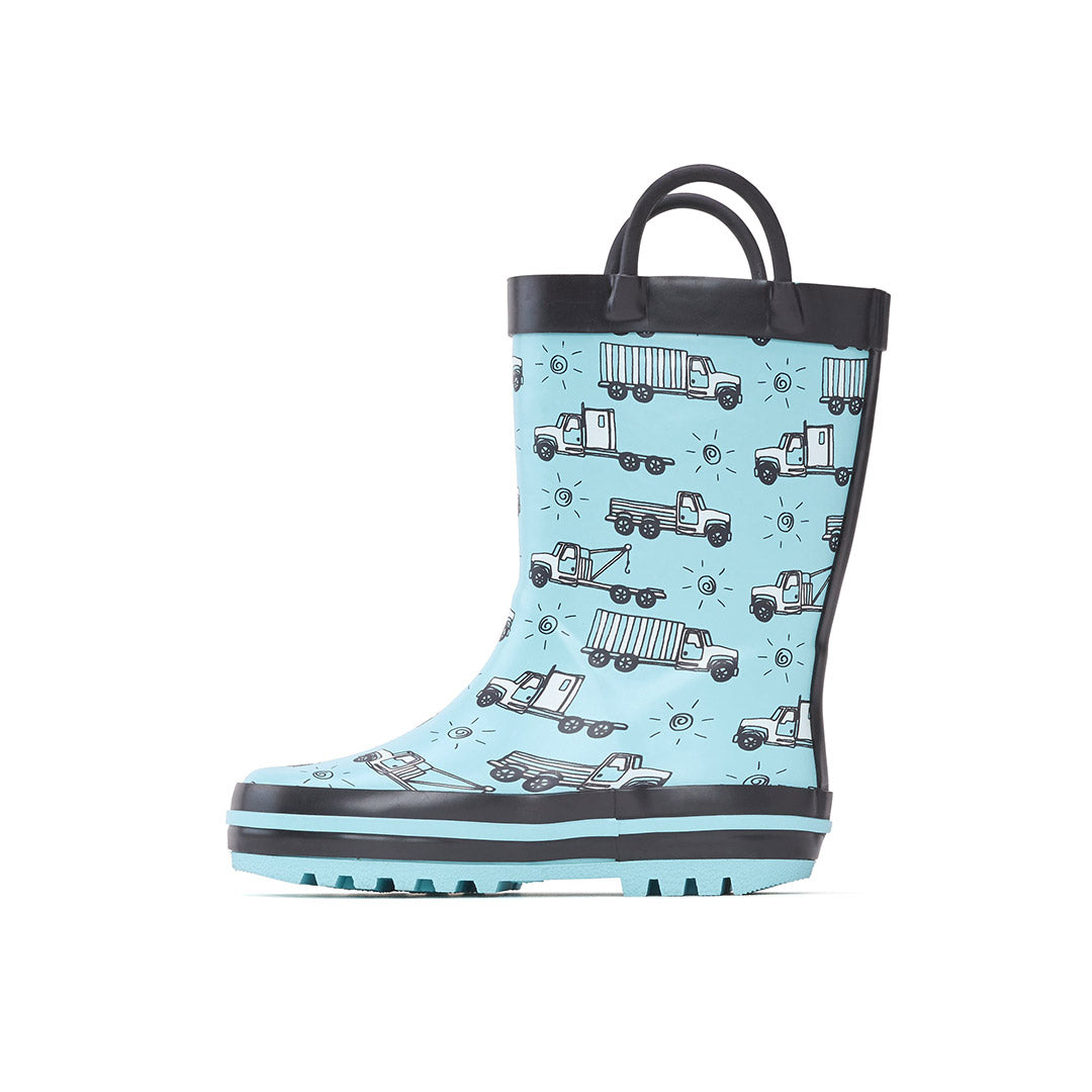 Yellow Shoes | Baby-Rainwear-Boys-Rain Boot | Trucks | 113063-40-TRUCKS-3-Trucks-Baby Rain boots and Rainwear-Yellow-Yellow Shoes