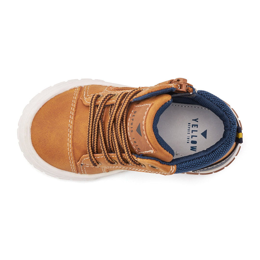 Yellow Shoes | Baby Booties | Oli | 114858-66-OLI-4-Oli-Baby Booties-Yellow-Yellow Shoes