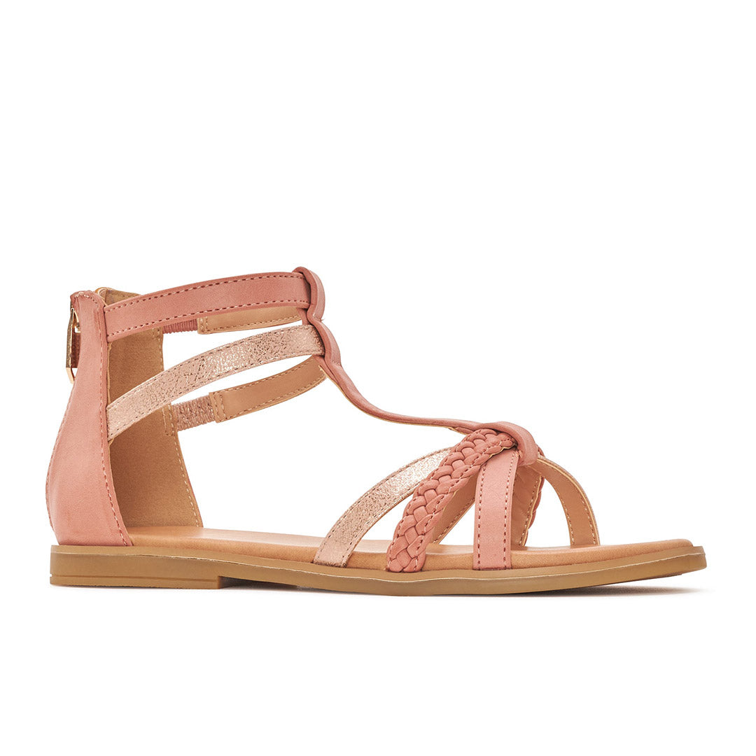 Yellow Shoes | Junior Kids Sandals | Girly | 114942-68-GIRLY-2-Girly-Junior Kids Sandals-Yellow-Yellow Shoes