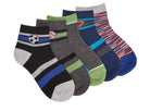 115206-00-POINTZERO-5PAIRESDEBASPOURENFANTSCOOLSPORTS5-8-1-2432800032-POINT ZERO - 5 Pairs of socks for kids SIZE 5-8-Kids Socks | Accessories-Point Zero-Yellow Shoes
