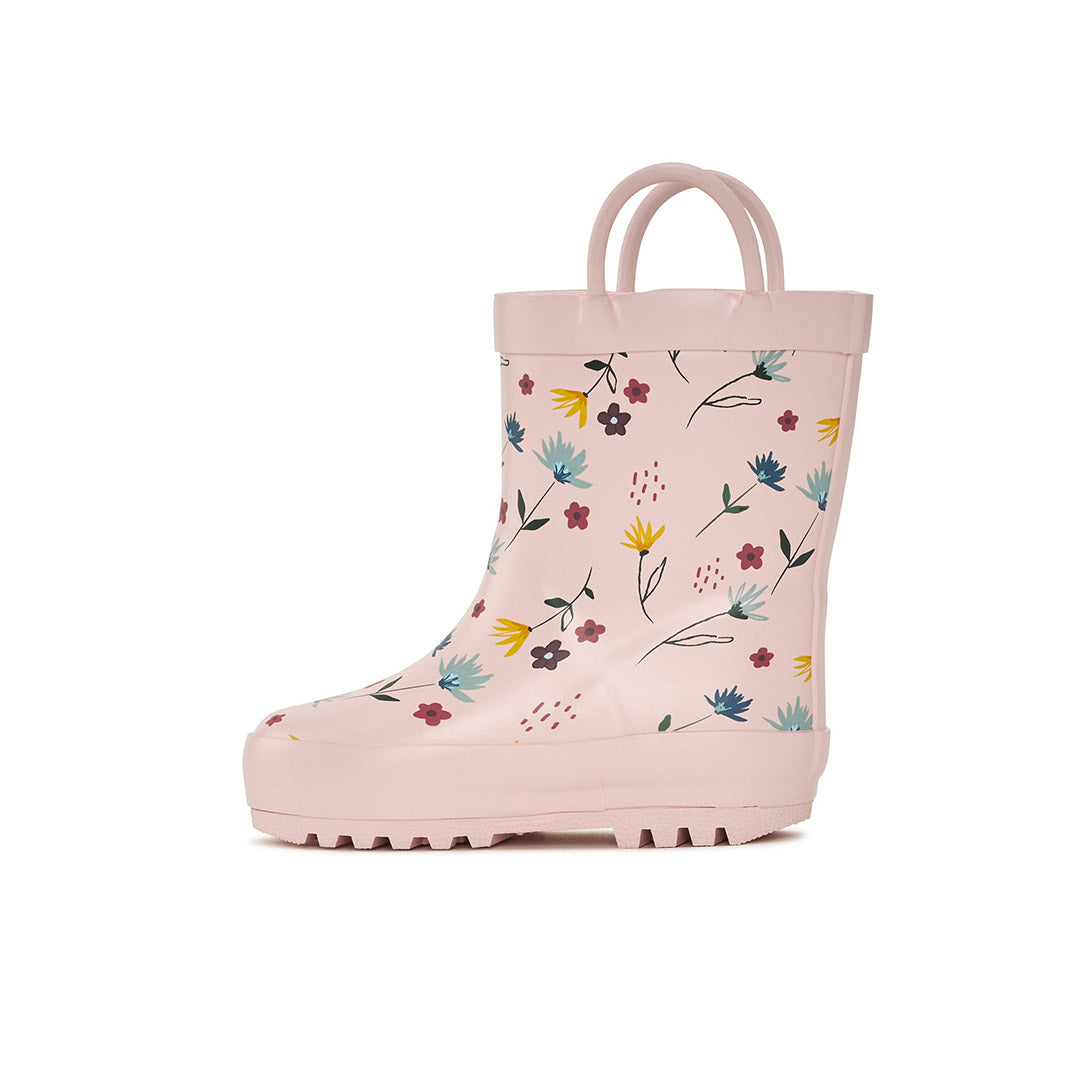 Yellow Shoes | Baby-Rainwear-Girls-Lined Boot | Petales | 115403-68-PETALES-3-Petales-Baby Rain boots and Rainwear-Yellow-Yellow Shoes