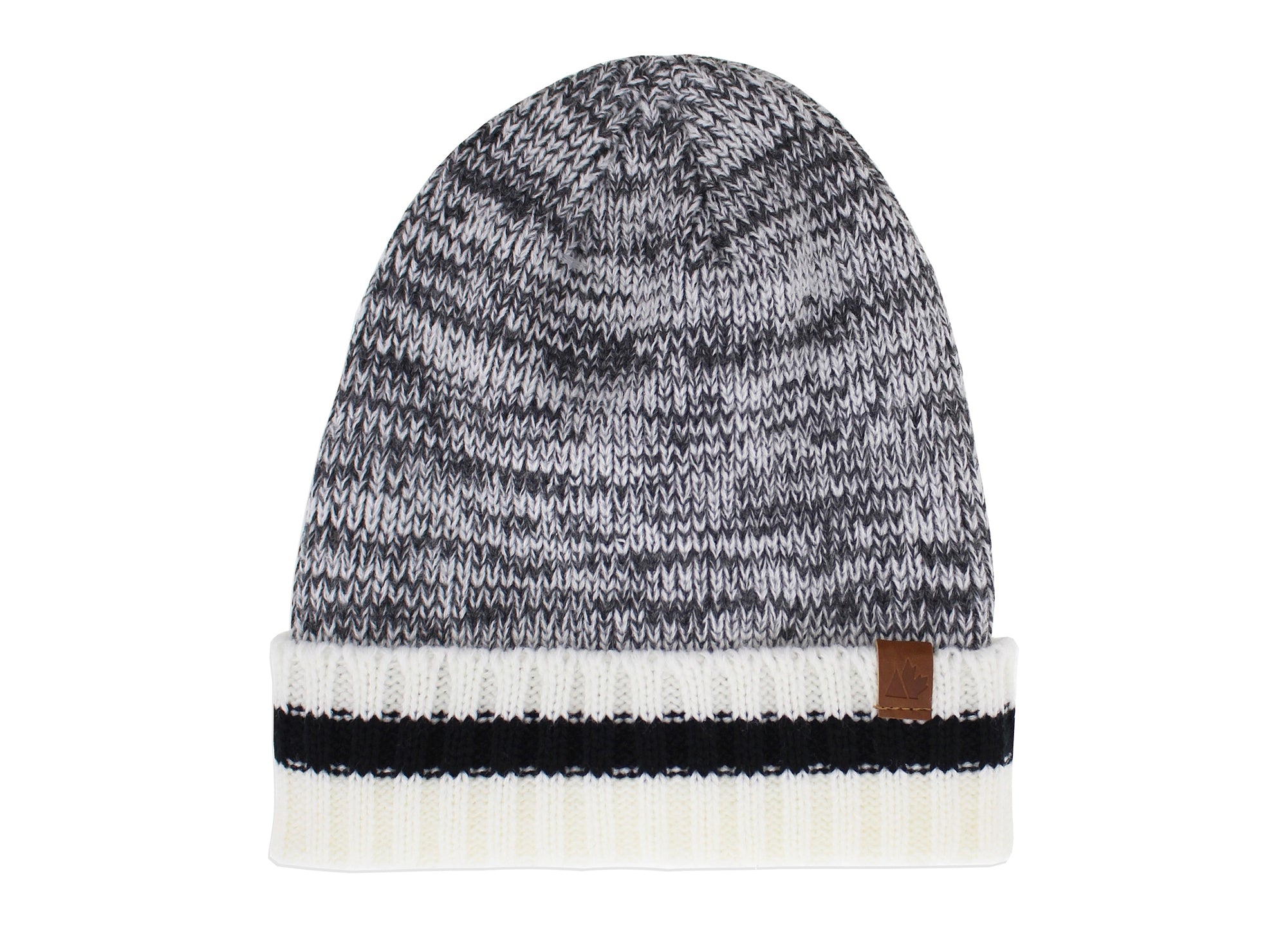 116085-15-GREATNORTHERNtuquepourhommesgrisetnoir-01-2519600032-GREAT NORTHERN - Grey/Black Beanie for Men-Men's Hats | Accessories-Great Northern-Yellow Shoes