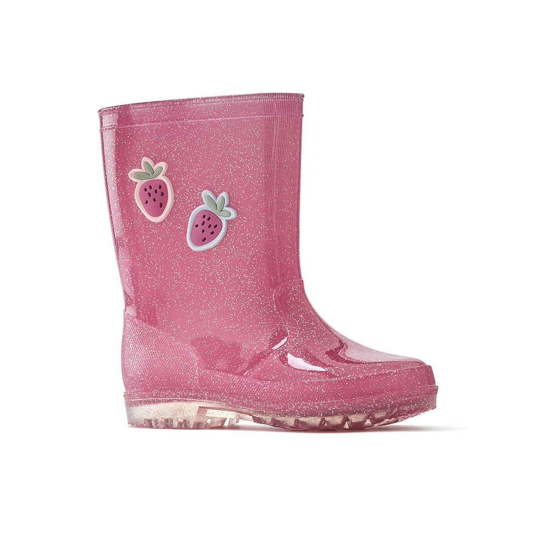 Yellow Shoes | Toddler-Girl-Rainwear-Rain Boot-Rain Boot | Fraise | 116227-49-FRAISE-2-Fraise-Toddler Kids Rain Boots and Rainwear-Yellow-Yellow Shoes