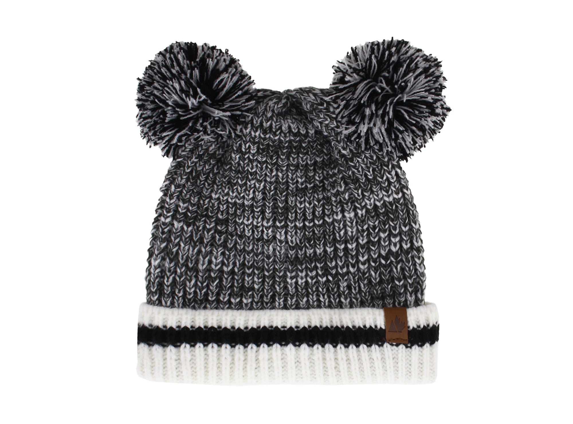 116256-15-GREATNORTHERNTUQUEPOURTOUTPETITSGRISNOIR23ANS-01-2534000032-Great Northern - Toddler Toque Grey/Black 2-3 Years-Kids Hats | Accessories-Great Northern-Yellow Shoes