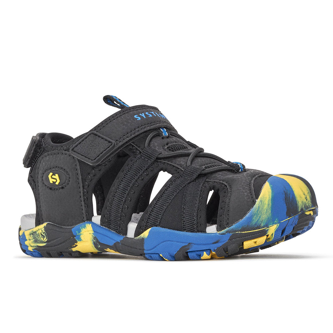 116296-01-ROCKS-2-Rocks-Toddler Kids Sandals-System-Yellow Shoes