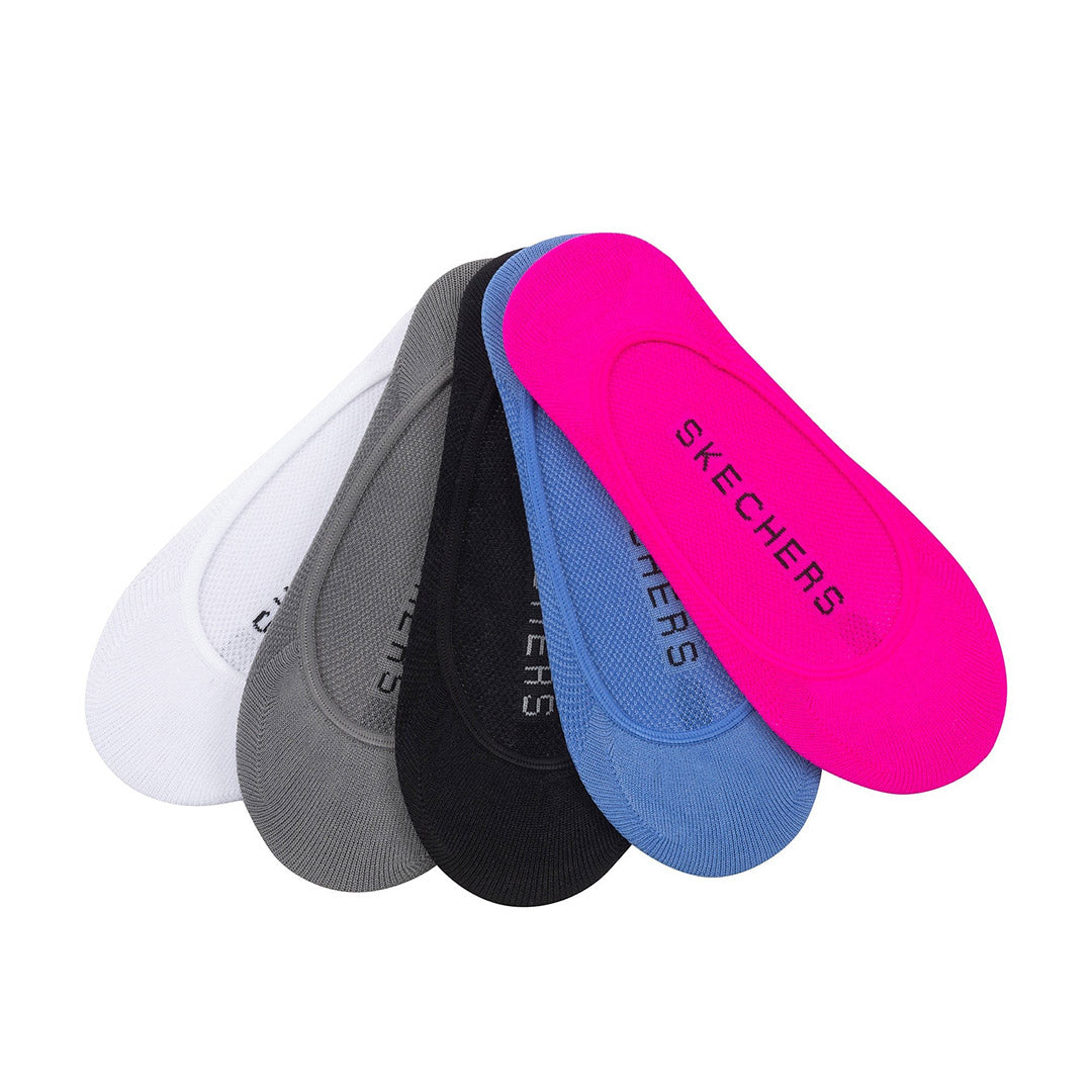 116460-00-Skechers-5-paires-de-bas-pour-femmes-S106144459-01-2556300032-Skechers 5 pairs of socks for womens-Women's Socks | Accessories-Skechers-Yellow Shoes