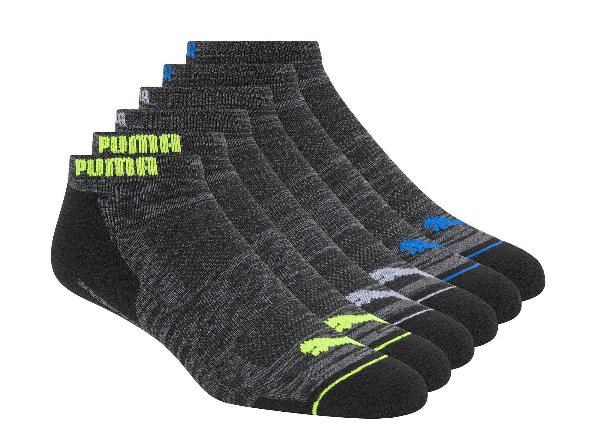 116520-92-PUMA-6-paires-de-bas-pour-hommes-P116827014-01-2563300040-PUMA | 6 pairs of socks for men-Men's Socks | Accessories-Puma-Yellow Shoes