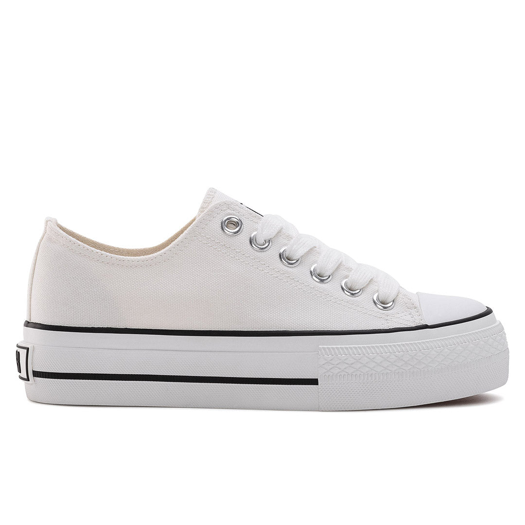 117646-70-1993_PLATEFORME-01-117646-70-1993 Plateforme-Women's Sneakers-Yellow-Yellow Shoes