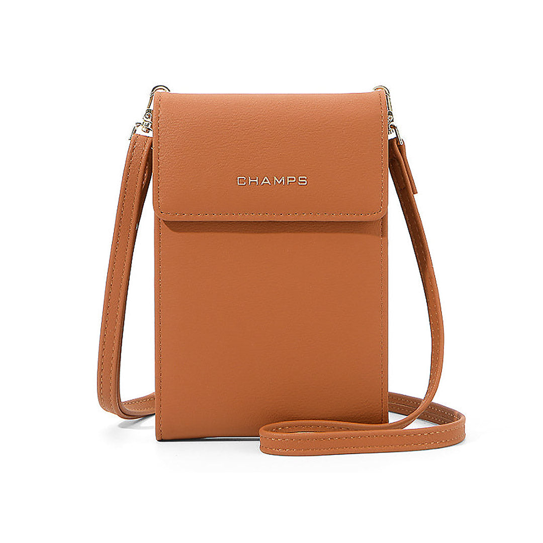 118497-30-CHAMPS_Sac_a_bandouliere_pour_cellulaire-01-118497-30-CHAMPS | Smartphone sling bag-Women's Handbags | Accessories-Champs-Yellow Shoes