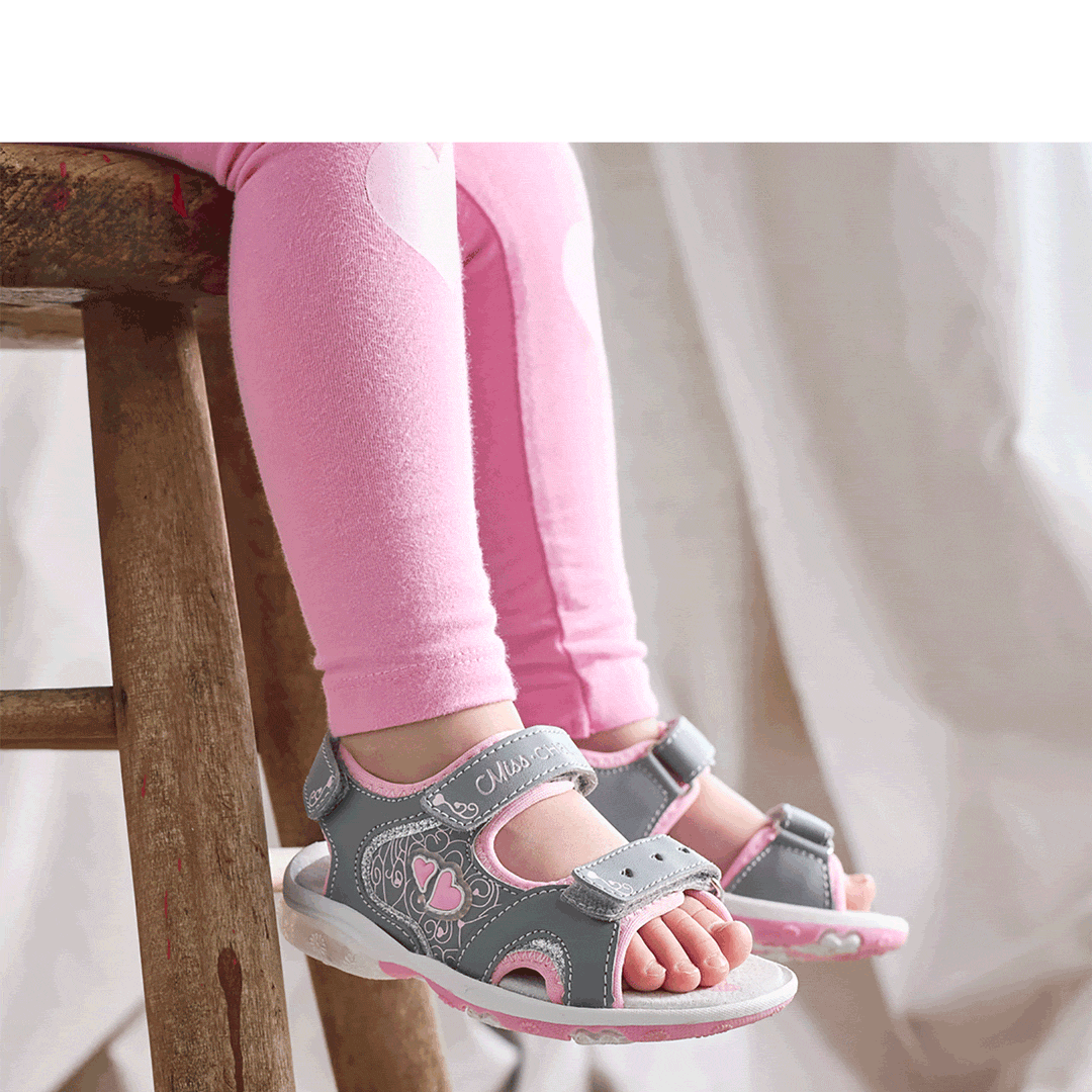 Yellow Shoes | Baby Sandals | Ariana | 146-ARIANA_GREY_3541-Ariana-Baby Sandals-Miss Chelsee-Yellow Shoes