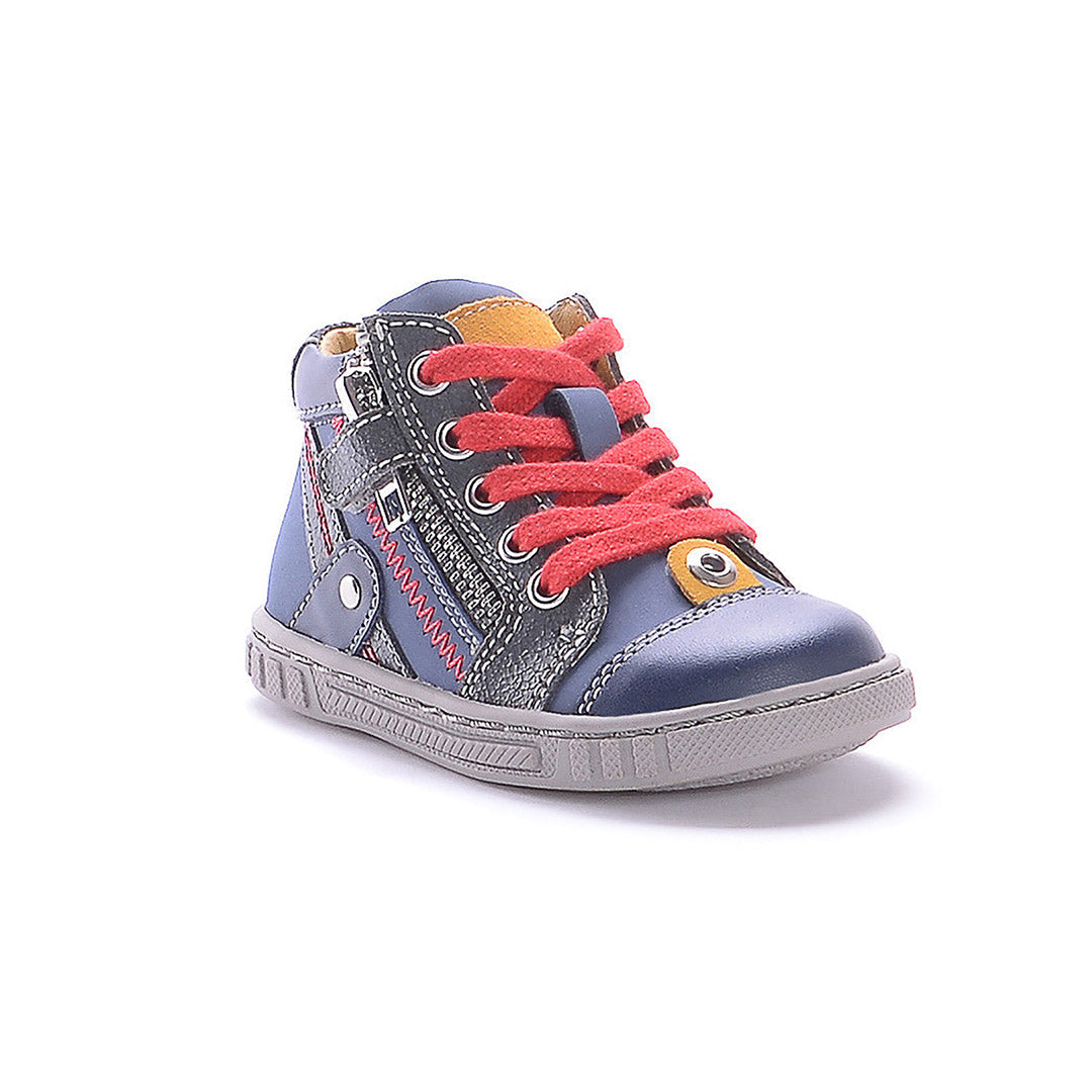 Yellow Shoes | Baby-Bootie-Boys-Laced | Felix | FELIX-40-2_813bcfb1-be6e-4933-a235-cdcb7b8baf0f-Felix-Baby Booties-COCINELLA-Yellow Shoes